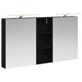 vidaXL Set kabinetov do kúpeľne 3 ks 130 x 14,5 x 70 cm