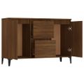 vidaXL Komoda hnedý dub 102x35x70 cm spracované drevo