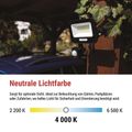 LED reflektor GLARO s pohybovým čidlom, 20 W, čierny, IP54, 2000 lm, neutrálna biela