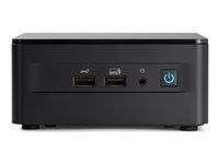 Barebone - mini PC 1 x Core i7 1260P / až 4.7 GHz - RAM 0 GB - grafika Intel Iris Xe Graphics - IEEE 802.11ax (Wi-Fi 6E), Bluetooth 5.2, 2.5 Gigabit Ethernet, Gigabit Ethernet - černá