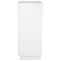 vidaXL Skrinka na topánky 73 x 38 x 87,5 cm Spracované drevo Biela