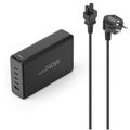 HAMA GaN, Rýchlonabíjačka, 4x USB-C PD/QC 240W