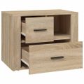 vidaXL Nočný stolík dub sonoma 60x36x45 cm spracované drevo