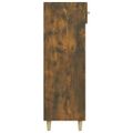vidaXL Botník dymový dub 60x35x105 cm spracované drevo