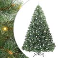vidaXL Umelý vianočný stromček Zelená 240 cm PE a PVC