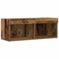 vidaXL Zostava TV skriniek 80 x 30 x 30 cm Staré drevo