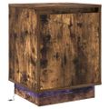 vidaXL Nočný stolík 2 ks Dymová dub 39 x 34,5 x 50 cm Kompozitné drevo