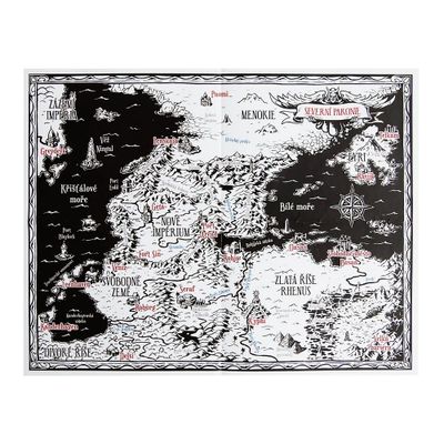 Mapa Severnej Pakone