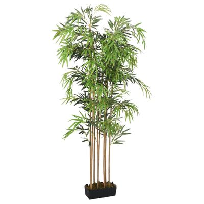 vidaXL Umelý bambusový strom 1095 listov 180 cm zelený