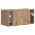 vidaXL TV nástenná skriňa 60 x 31 x 29,5 cm Remeselnícky dub
