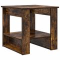 vidaXL Konferenčný stolík Dymová dub 51 x 50 x 50 cm Kompozitné drevo
