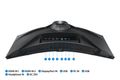 Samsung Odyssey G7 Neo/G75NB/32"/VA/4K UHD/165Hz/1ms/Black/2R LED monitor, herní, prohnutý, 32", VA, 3840×2160, 16:9, 165Hz, 1ms, 350cd/m2, DisplayPort, 2× HDMI, 2× USB, VESA, PIVOT, en. tř.