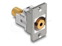 Panelový konektor stereo jack samica 3,5 mm 4