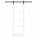 vidaXL Posuvné dvere ORKDAL Biela a čierna 78 x 232 cm
