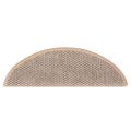 vidaXL Samolepiace nášľapy na schody vzhľad sisalu 30 ks 56x17x3 cm