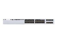 Network Essentials - přepínač - L3 - řízený - 24 x 10/100/1000 (UPOE) + 4 x 10 Gigabit SFP+ (uplink) - Lze montovat do rozvaděče - UPOE (880 W) - s 10 let Network Essentials