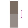 vidaXL Roleta zatemnenie Coffee 60x150 cm Šírka látky 55,7cm Polyester