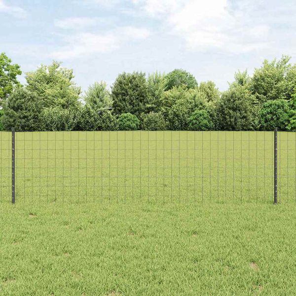 vidaXL Zvarený drôtený plot 10 x 0,6 m (Š x V) PVC potiahnutá oceľ