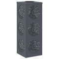 vidaXL Solárne LED svetlo na chodník 2 ks Teplá biela 18 x 18 x 50 cm