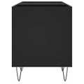 vidaXL Skrinka na platne čierna 121x38x48 cm kompozitné drevo
