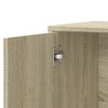 vidaXL Komody 2 ks dub sonoma 60x31x70 cm kompozitné drevo