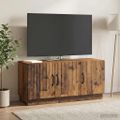 vidaXL TV skrinka Staré drevo 99 x 34,5 x 47 cm Kompozitné drevo