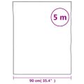 vidaXL Tapeta na nábytok samolepiaca priehľadná 90x500 cm PVC