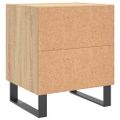 vidaXL Nočný stolík dub sonoma 40x35x47,5 cm kompozitné drevo