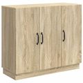 vidaXL Servírovacia skriňa Dub sonoma 89 x 34,5 x 77 cm