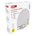 LED prisadené svietidlo RORI kruhové, biele, 17W, CCT