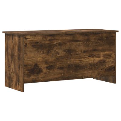 vidaXL Úložná truhlica Dymový dub 100 x 40 x 50 cm Kompozitné drevo