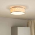 vidaXL Stropná lampa so bodmi Sivohnedá 38 x 38 x 13,5 cm látka