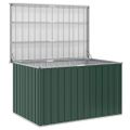 vidaXL Záhradný úložný box zelený 149x99x93 cm