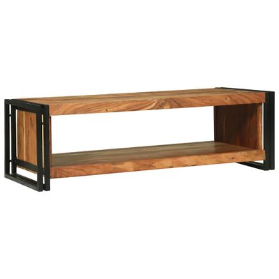 vidaXL Konferenčný stolík Hnedá 120 x 50 x 38 cm Pevné akáciové drevo
