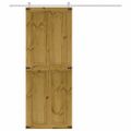 vidaXL Dvere do stodoly CORONA 70x210 cm masívna borovica