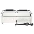 vidaXL Panini gril s dvojitým drážkovaním 3600 W 57x30,5x20 cm