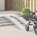 vidaXL Skladacia motocyklistická rampu 340 kg na rampu 2 pcs Hliník