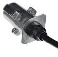 Propojovací spirálový kábel 7pin typ S TRAILER CABLE 12, kovová zástrčka, 24V, 3,5 m SIXTOL