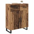 vidaXL Servírovacia skriňa Staré drevo 69,5 x 34 x 90 cm