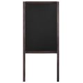 vidaXL Obojstranná voľne stojaca tabuľa z cédrového dreva 40x60 cm