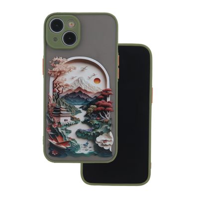 Ultra Trendy puzdro pre iPhone 14 6,1" Travel zelená