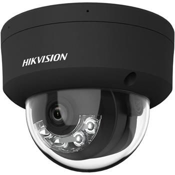 Hikvision 8MPix IP Dome Hybrid ColorVu AcuSense kamera; LED/IR 30m, WDR 130dB, audio, alarm, IP67, čierna