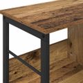 vidaXL Regál na knihy 2 úrovní 82 x 32 x 47 cm Kompozitné drevo