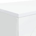 vidaXL Konferenčný stolík Biela s vysokým leskom 102 x 35 x 75 cm
