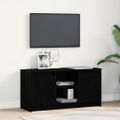 vidaXL TV jednotky 100 x 34 x 50 cm Čierna Kompozitné drevo