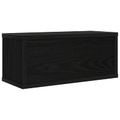 vidaXL Roh na skladovanie CD 2 ks Čierny dub 40 x 17 x 17 cm