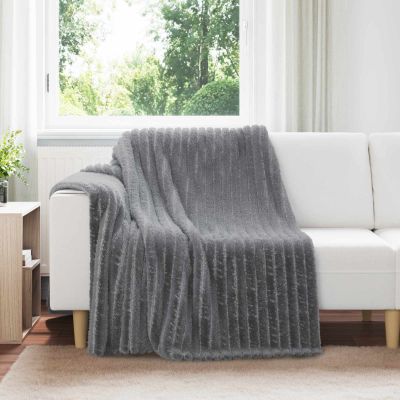 vidaXL Deka Tmavo šedá 200 x 150 cm Flís