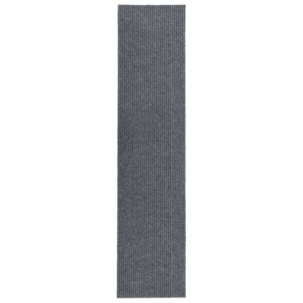 vidaXL Rohož na zachytávanie nečistôt 100x450 cm sivá