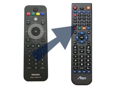 Diaľkový ovládač ALIEN Philips DTP4800