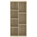 vidaXL Knižnica dub sonoma 50x25x105 cm kompozitné drevo